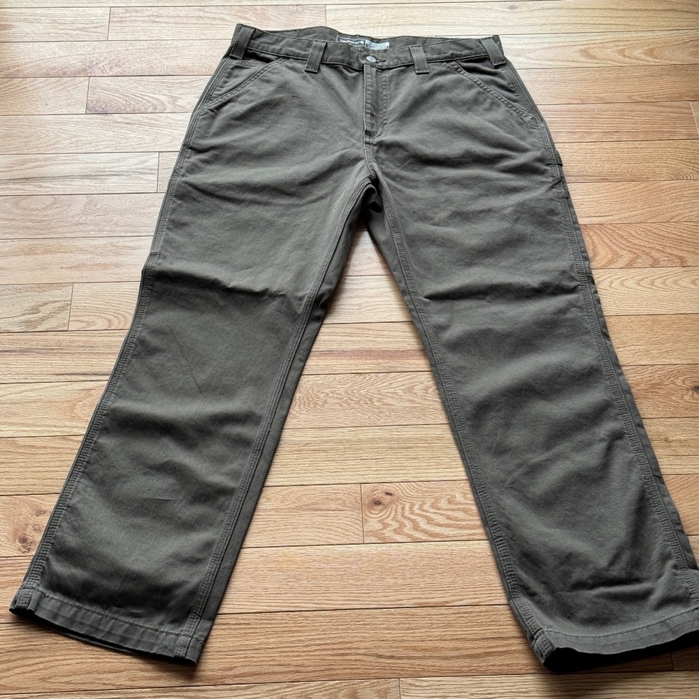 Men Carhartt Relaxed Fit Green 34x30
